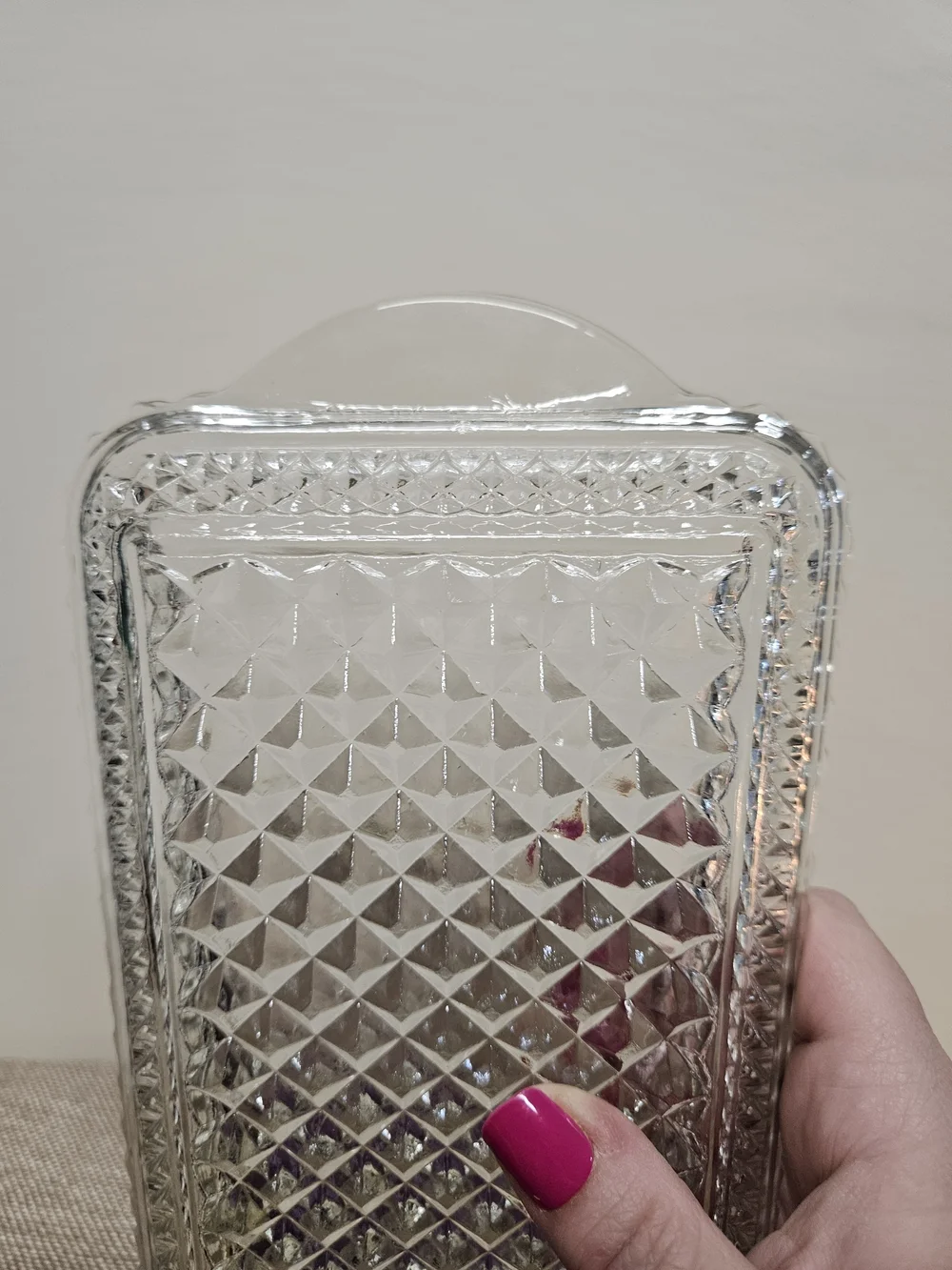 Anchor Hocking Wexford Glass Vanity Tray